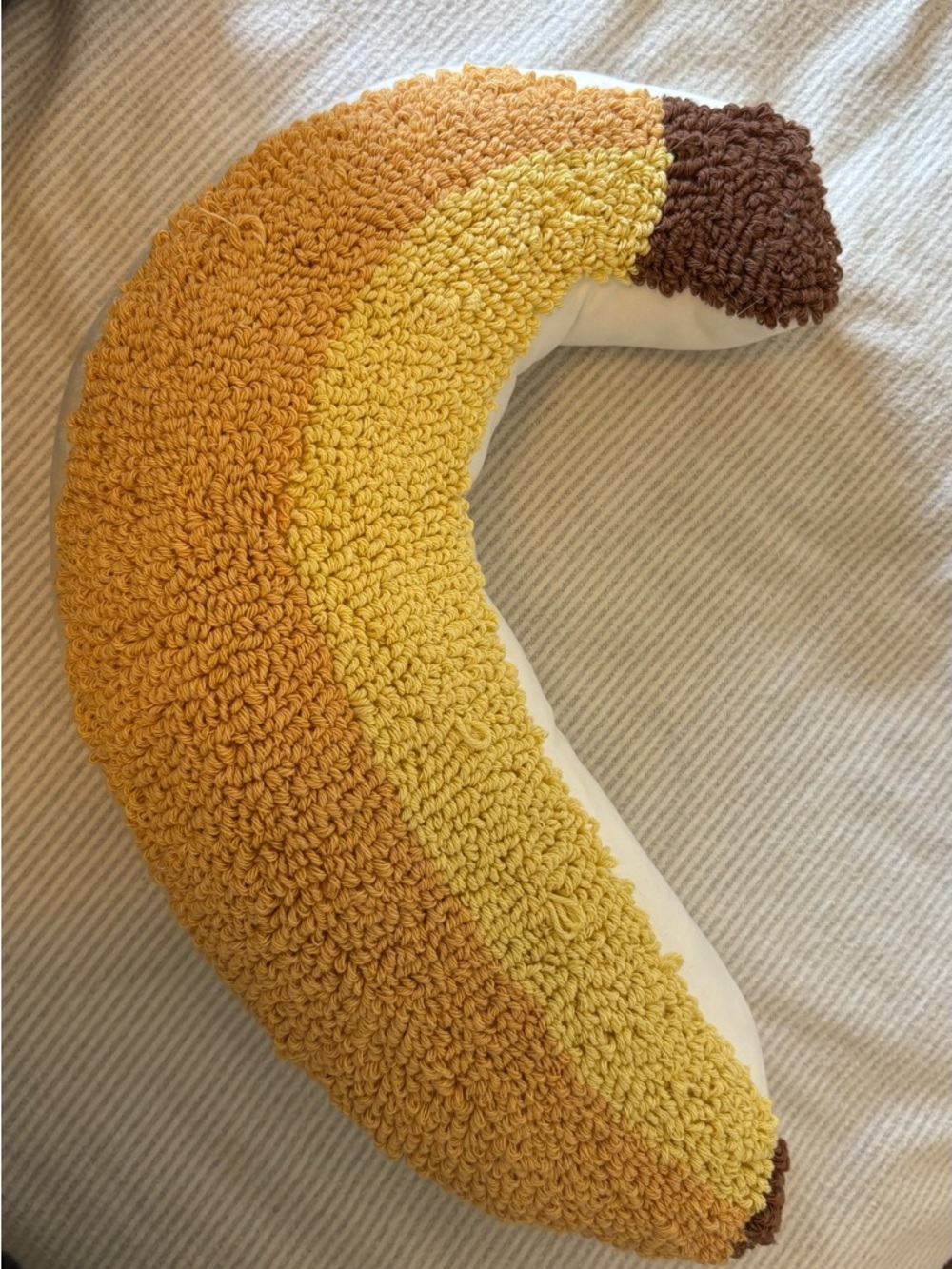 Target Yellow and Brown Banana-Shaped Decorative Pillow